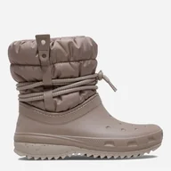 Śniegowce damskie - Śniegowce damskie wysokie ocieplane Crocs CR207312-MUSH 36-37 (W6) 22.9 cm Brązowe (196265147175) (955555901210995) - Outlet - miniaturka - grafika 1