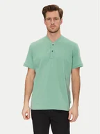 Koszulki męskie - Blend Polo 20717858 Zielony Regular Fit - miniaturka - grafika 1