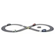 Samochody i pojazdy dla dzieci - Jabadabado Drewniany Tor Samochodowy Pojazdy W7231 - miniaturka - grafika 1