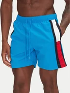 Kąpielówki męskie - Tommy Hilfiger Szorty kąpielowe UM0UM02730 Granatowy Regular Fit - miniaturka - grafika 1