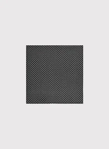 Czarna poszetka z jedwabiu - Dodatki do ubrań - miniaturka - grafika 1