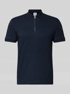 Koszulki męskie - Koszulka polo o kroju regular fit z listwą na zamek błyskawiczny model ‘FAVE’ - miniaturka - grafika 1