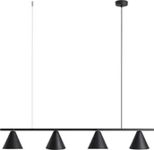 Lampy sufitowe - Lampa wisząca Aldex Modernistyczna lampa wisząca Form 1108L1 Aldex do salonu czarna - miniaturka - grafika 1