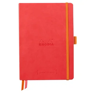 Goalbook Rhodia A5, miękka oprawa, coral - Notesy i bloczki - miniaturka - grafika 1