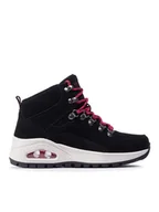 Botki damskie - Skechers Trapery Uno Rugged One 155220/BLK Czarny - miniaturka - grafika 1