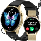 Smartwatch - Gravity T11-1 PROF Czarny, złoty - miniaturka - grafika 1