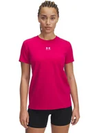 Koszulki sportowe damskie - Under Armour Koszulka sportowa w kolorze różowym - miniaturka - grafika 1