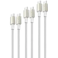 Kable USB - Kabel USB-C - USB-C 4SMARTS PremiumCord 60W Set 0.5 m + 1.5 m + 3 m - miniaturka - grafika 1