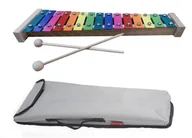 Akcesoria do perkusji - MAT MAX Dzwonki 15-tonowe + Pokrowiec Szary - miniaturka - grafika 1