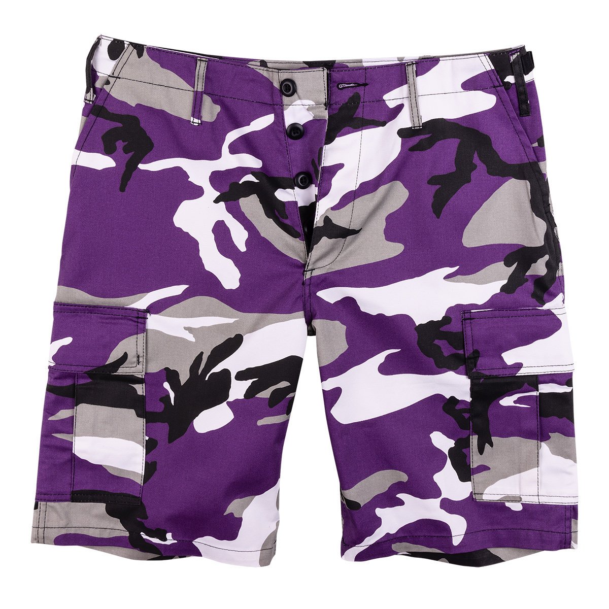 spodnie bojówki krótkie MMB US BDU SHORT LILA - CAMO-XL
