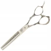 Nożyczki fryzjerskie - WOLF Degażówki nożyczki praworęczne 5,5 offset fryzjerskie do strzyżenia włosów do salonu linia Classic - miniaturka - grafika 1