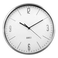 Zegary - Zegar ścienny Odin 30 x 4 cm srebrny - miniaturka - grafika 1