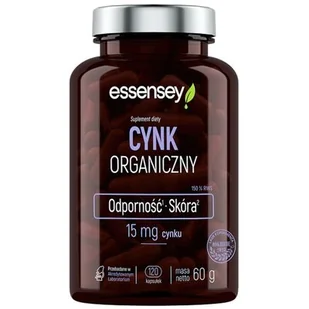 Cynk Organiczny 120Kaps. - Produkty specjalne dla sportowców - miniaturka - grafika 1