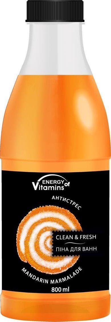 ENERGY OF VITAMINS ENERGY OF VITAMINS Pianka do kąpieli Mandarin Marmalade 800ml