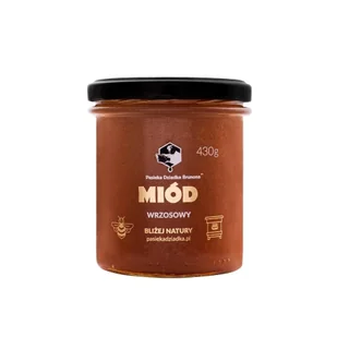 Miód wrzosowy 430g Pasieka Dziadka Brunona - Miód - miniaturka - grafika 1