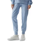 Spodnie sportowe damskie - Spodnie 4F WSS24TTROF60634S - niebieskie - miniaturka - grafika 1