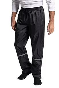 JP 1880 Jay-PI męskie duże rozmiary, duże rozmiary, odzież Menswear L-8XL Jay-PI spodnie przeciwdeszczowe, wodoszczelne, zapięcie na rzepy, Relaxed Fit 782638, czarny, XXL - Odzież trekkingowa męska - miniaturka - grafika 1