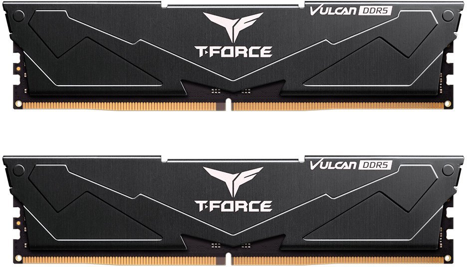 Pamięć TeamGroup Team Group RAM VULCANα Black - 32 GB 2 x 16 GB Kit - DDR5 6000 UDIMM CL30 FLABD532G6000HC30DC01