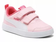 Buty dla dziewczynek - Buty Dziecięce Puma Courtflex 371543-25 Rzepy 27,5 - miniaturka - grafika 1