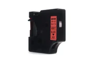 Papier do drukarek - Dymo Taśma D1 Czarny na Czerwonym 9mm x 7m LM100 LM120 LM150 LM160 LM200 LM210 LM210D LM220 LM260 LM260P LM260D LM2 - miniaturka - grafika 1
