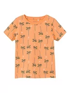Koszulki i topy damskie - Bestseller A/S Chłopcy NMMVARGA SS TOP H T-shirt, Mock Orange, 98, Mock Orange, 98 - miniaturka - grafika 1