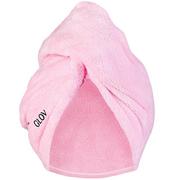 Wałki do włosów - Glov Soft Hair Wrap miękki turban do włosów Pink - miniaturka - grafika 1