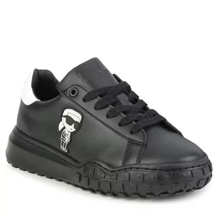 Buty dla chłopców - Sneakersy KARL LAGERFELD Z29073 S Black 09B - grafika 1