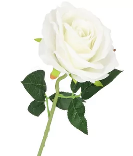 Róża Pojedyncza Zamszowa Jak Żywa 51Cm Róże - Sztuczne kwiaty - miniaturka - grafika 1