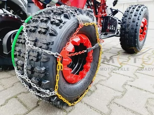 Łańcuchy Śnieżne, Śniegowe Koła 18X9,5-8 Quad Atv, Utv Na 2 Koła - Łańcuchy śniegowe - miniaturka - grafika 1
