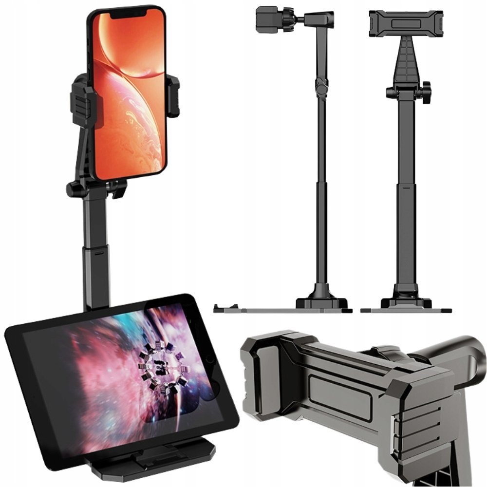 PODSTAWKA UCHWYT STOJAK NA TELEFON TABLET REGULOWANY OBROTOWY DO FILMÓW