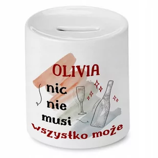 Skarbonka Dla Olivii Idealny Imieniny Prezent z Nadrukiem ze Zdjęciem - Skarbonki - miniaturka - grafika 1