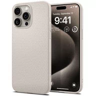 Etui i futerały do telefonów - Etui SPIGEN Liquid Air do Apple iPhone 15 Pro Max Beżowy - miniaturka - grafika 1