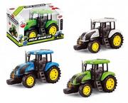 Samochody i pojazdy dla dzieci - Moje ranczo Traktor światło dźwięk 2 kolory - miniaturka - grafika 1