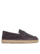 Espadryle męskie - Calvin Klein Espadryle Espadrille Loafer Band Su HM0HM02072 Brązowy - miniaturka - grafika 1