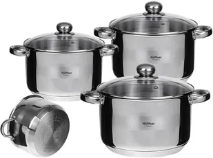 Zestaw komplet garnków 6el garnki stalowe HF-4486 - Zestawy garnków i patelni - miniaturka - grafika 1