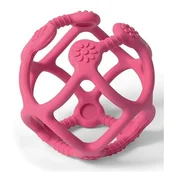 Gryzaki dla dzieci - Gryzak BABYONO Ortho 489 04 Różowy - miniaturka - grafika 1