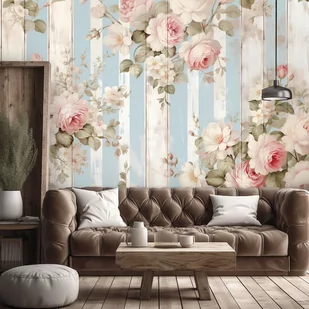 Fototapeta, Kwiaty Shabby Chic (Rozmiar 150x105) - Fototapety - miniaturka - grafika 2