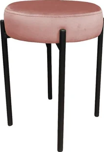Atos Taboret TORIN MG VELVET różowy - Taborety i hokery - miniaturka - grafika 1