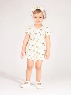 Dziewczęcy rampers na lato cytrynki Nicol,r.62 - Kombinezony dla dzieci - miniaturka - grafika 1