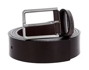 Calvin Klein Pasek męski 3,5 cm Essential Pas skórzany, Ciemny brąz, 115 (Taille fabricant: 110) - Paski - miniaturka - grafika 1