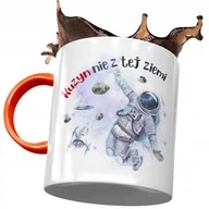 Kubki - Kubek Pomarańczowy Dla Kuzyna na Urodziny Prezent z Nadrukiem ze Zdjęciem + Opakowanie na prezent (wzór 02) - miniaturka - grafika 1