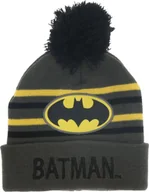 Czapki dla dzieci - Czapka zimowa Batman z daszkiem - fajna czapka dla dzieci w rozmiarze onesize, szara - miniaturka - grafika 1
