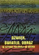 Książki o kulturze i sztuce - Dźwięk światło obraz w sztuce polskiej XX wieku - miniaturka - grafika 1
