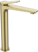 Baterie umywalkowe - Invena bateria umywalkowa wysoka Alonia, złoto szczotkowane BU-70-W09-V - miniaturka - grafika 1