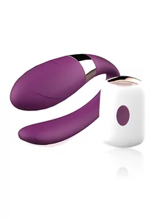 Wibratory i masażery - boss of toys Stymulator-V-Vibe Purple USB 7 Function / Remote Control - grafika 1