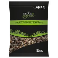 Podłoże do akwarium - Aquael Żwir Naturalny Wielobarwny 3-5mm 2kg - miniaturka - grafika 1