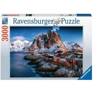 Ravensburger Puzzle 3000 elementów Norwegia Hamnoy Lofoten - Puzzle - miniaturka - grafika 1