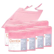 Sprzęt i akcesoria stomatologiczne - Śliniak dentystyczny z kieszonką 39cm x 48cm różowy podfoliowany 54g DentixPro 400szt - miniaturka - grafika 1