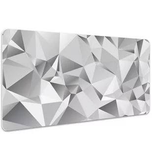Mata ochronna na biurko Abstrakcja szara 100x50 cm, Dywanomat - Podkładki na biurko - miniaturka - grafika 1