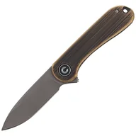 Noże - Nóż składany CIVIVI Mini Elementum Black Brass, Gray Hand Rubbed (C18062Q-1) - miniaturka - grafika 1